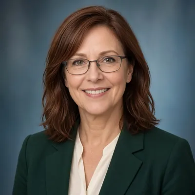 Portrait of Prof. Ingrid Vasquez-Moor (fictional speaker)